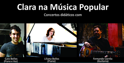 Concertos didáticos em São Sebastião da Grama e Vargem Grande do Sul - Projeto Clara na Música Popular